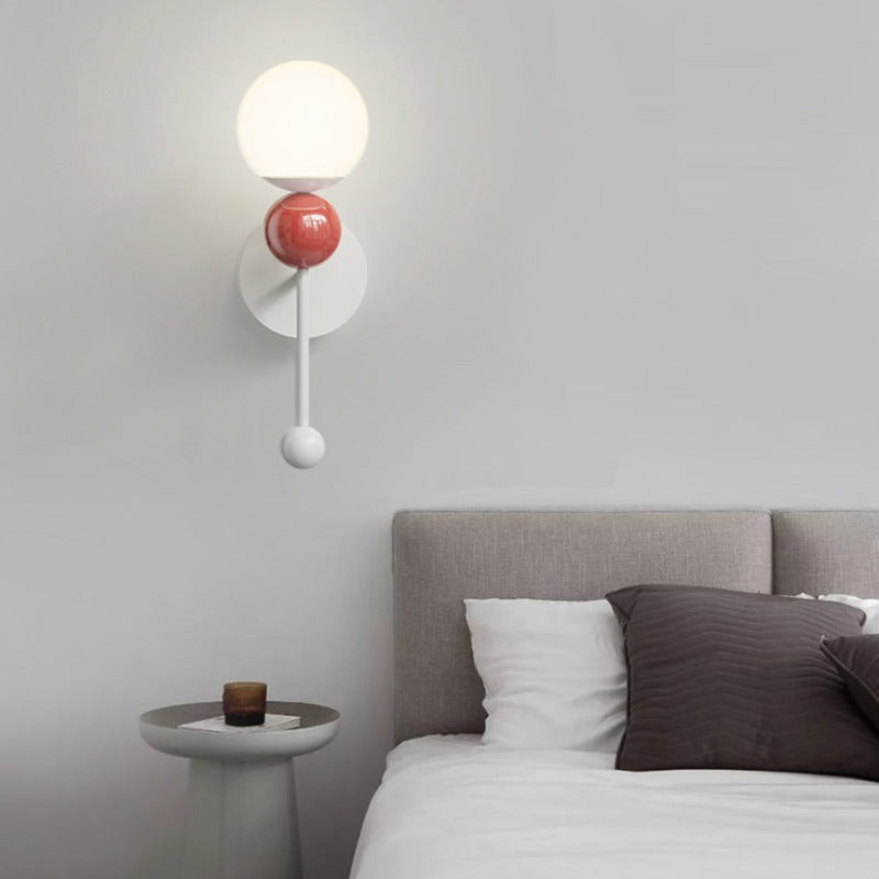 Hailie Modern LED Wandleuchten/Deckenleuchte Holz/Rot Schlafzimmer/Flur/Wohnzimmer
