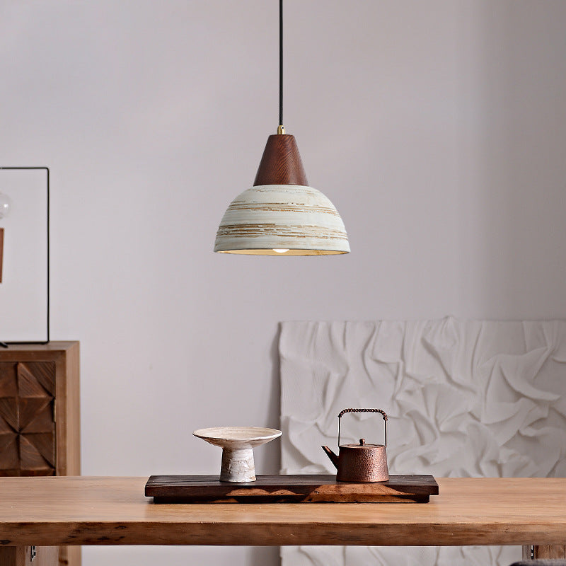 Ozawa Nordic LED Pendelleuchte Metall/Keramik/Holz Schlafzimmer