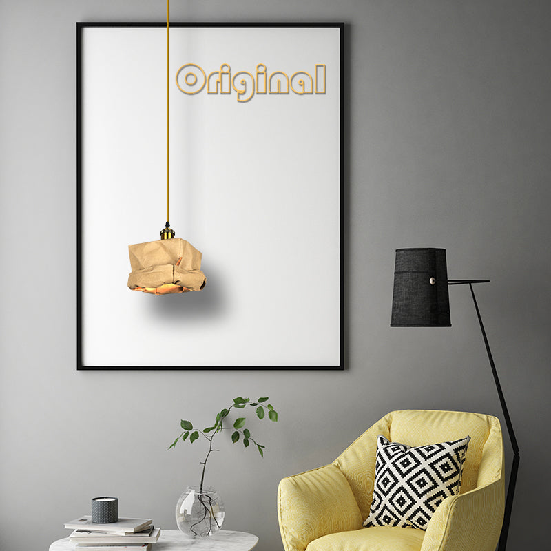 Hailie Vintage Cup Metall Papier Pendelleuchte Wohnzimmer Schlafzimmer