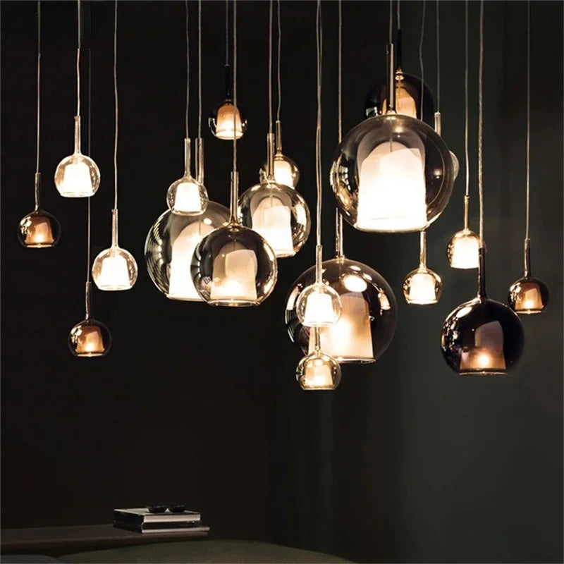 Hailie Modern Sphere LED Pendelleuchte Glas Esszimmer Bar