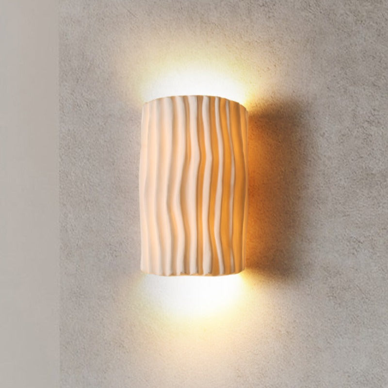 Morandi Retro LED Innenwandleuchte Weiß Harz Schlaf Wohnzimmer