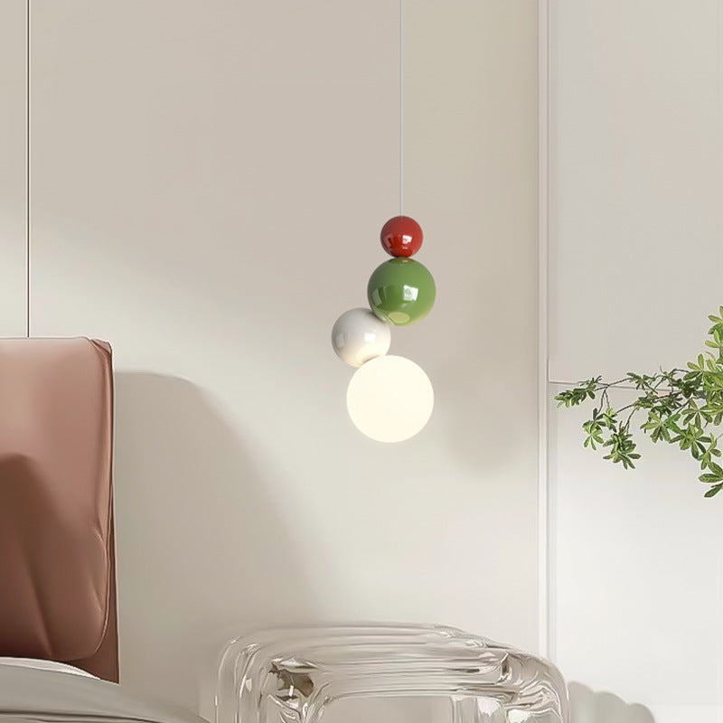 Valentina Modern LED Pendelleuchte Weiß Metall Schlaf Wohnzimmer