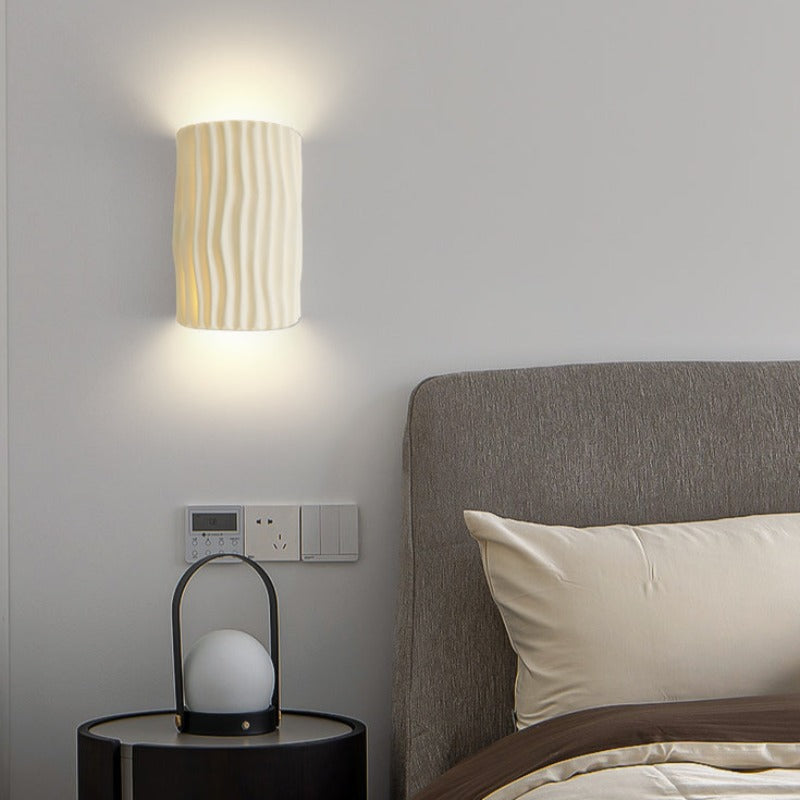 Morandi Retro LED Innenwandleuchte Weiß Harz Schlaf Wohnzimmer