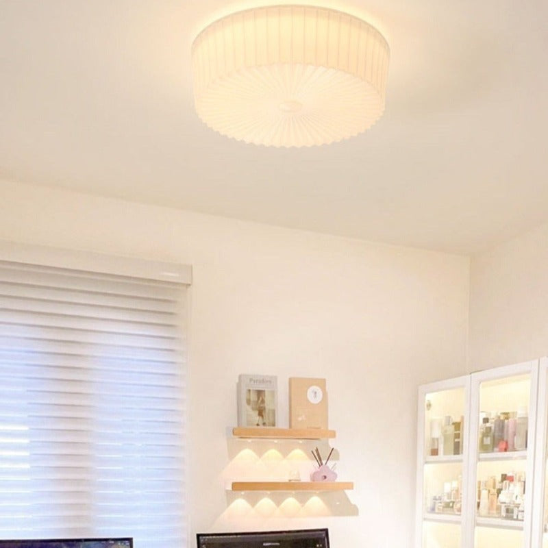 Hailie Modern LED Deckenleuchte Weiß Glas Schlaf/Wohnzimmer