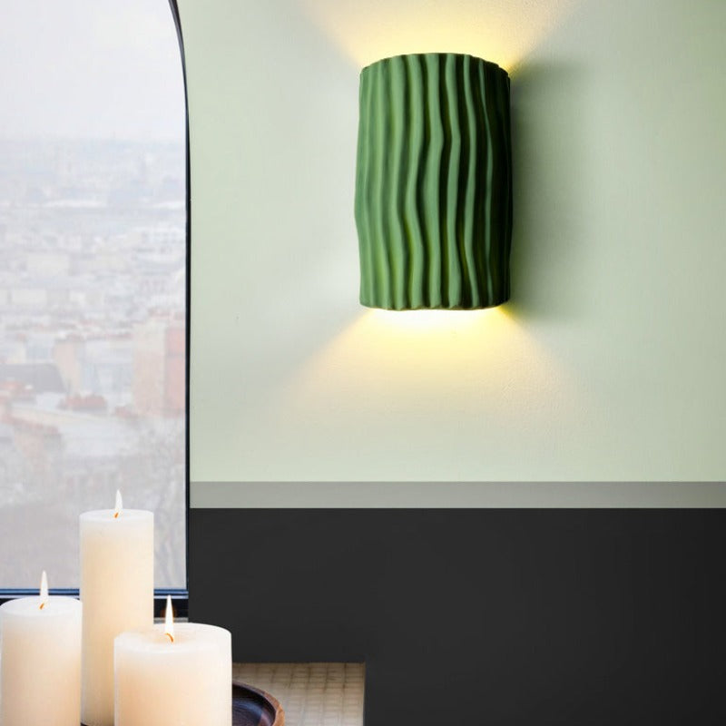 Morandi Retro LED Innenwandleuchte Weiß Harz Schlaf Wohnzimmer