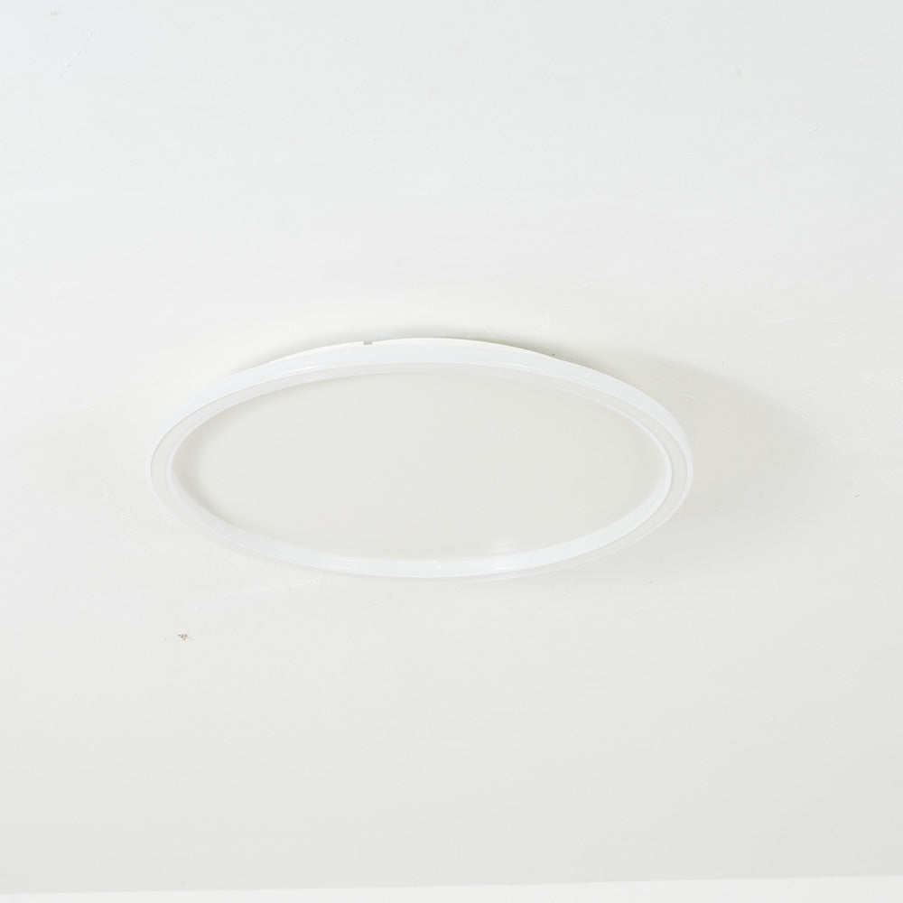 Quinn Modern Ring LED Deckenleuchte Schwarz/Weiß Wohn/Schlafzimmer Metall/Acryl