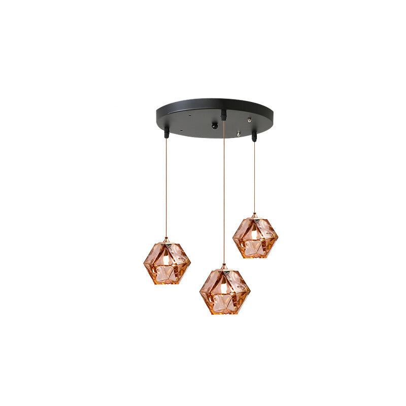 Hailie Design LED Pendelleuchte Metall/Glas Ess/Schlafzimmer