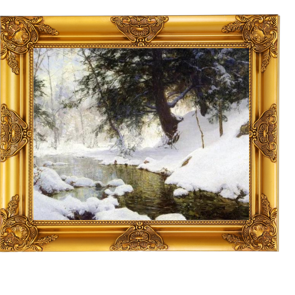 NOVEMBRE SNOW - Vintage Winter Wandkunstdrucke Dekor für Wohnzimmer