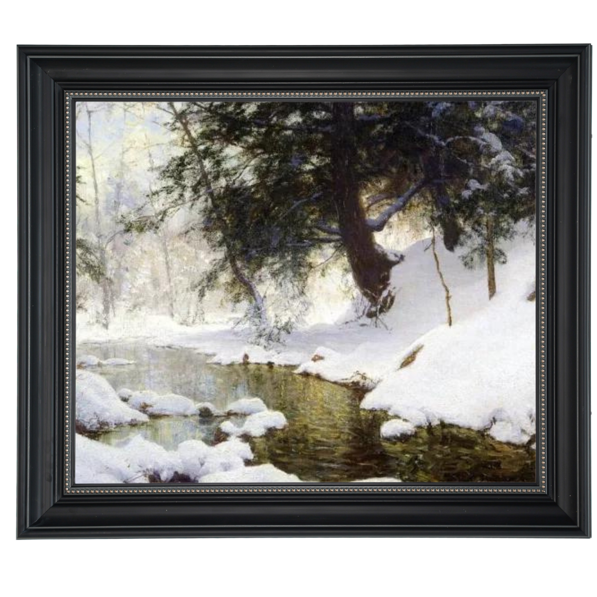 NOVEMBRE SNOW - Vintage Winter Wandkunstdrucke Dekor für Wohnzimmer