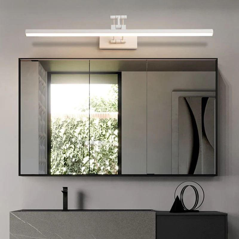 Edge Minimalistisch LED Wandleuchte Schwarz/Weiß Innen Badzimmer Metall