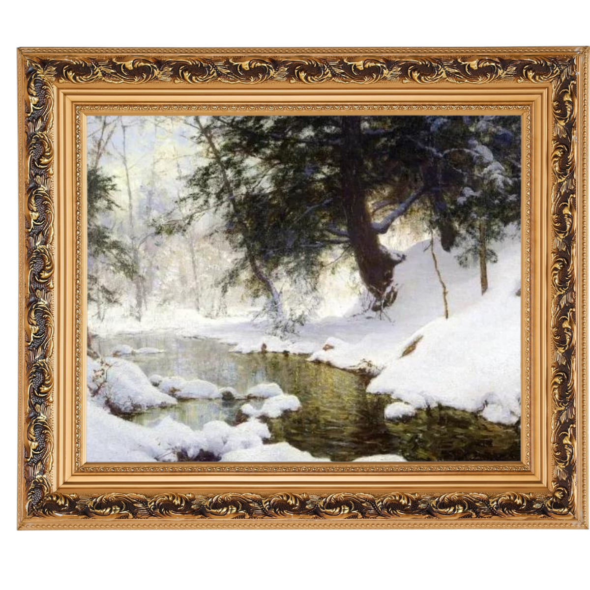 NOVEMBRE SNOW - Vintage Winter Wandkunstdrucke Dekor für Wohnzimmer