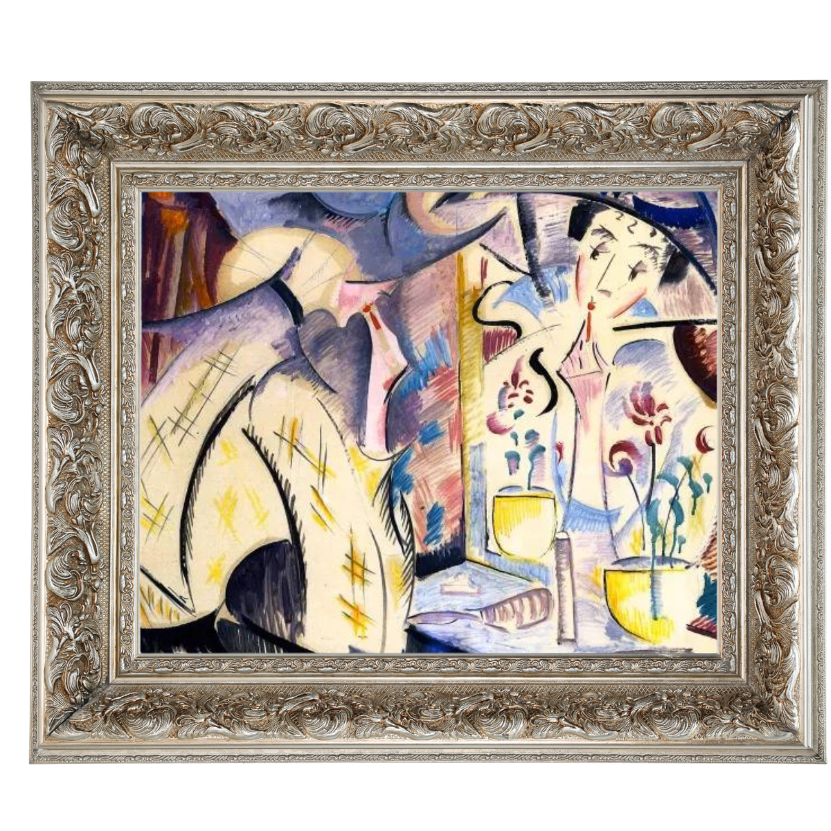 Woman at Her Dressing Table- Vintage Wandkunstdrucke Dekor für Wohnzimmer