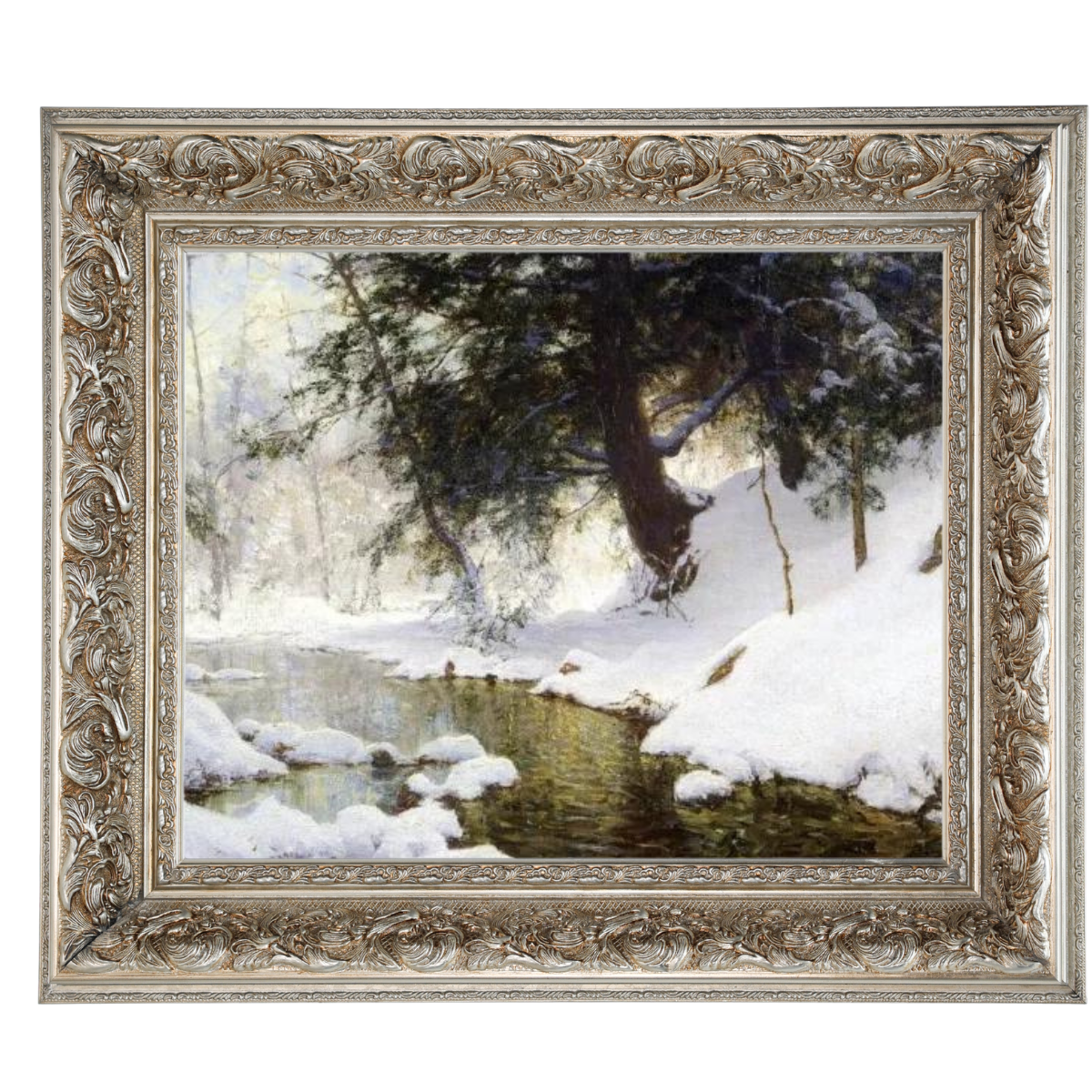 NOVEMBRE SNOW - Vintage Winter Wandkunstdrucke Dekor für Wohnzimmer