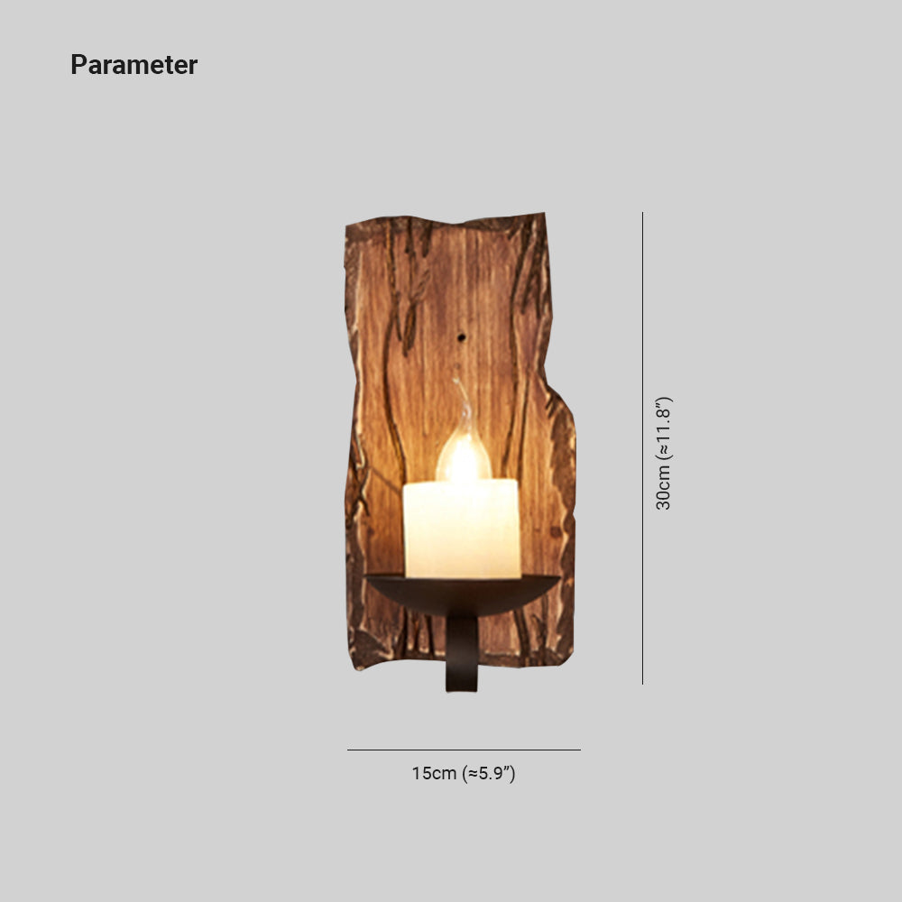 Austin Moderne LED Wandleuchte Holz/Metall Wohnzimmer/schlafzimmer