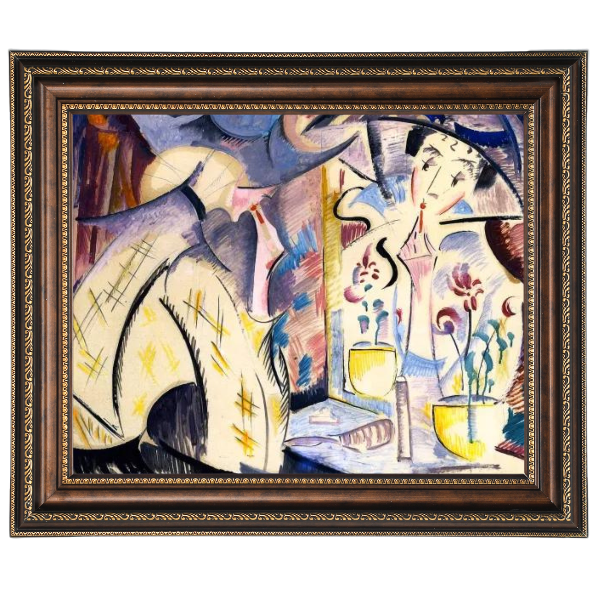 Woman at Her Dressing Table- Vintage Wandkunstdrucke Dekor für Wohnzimmer