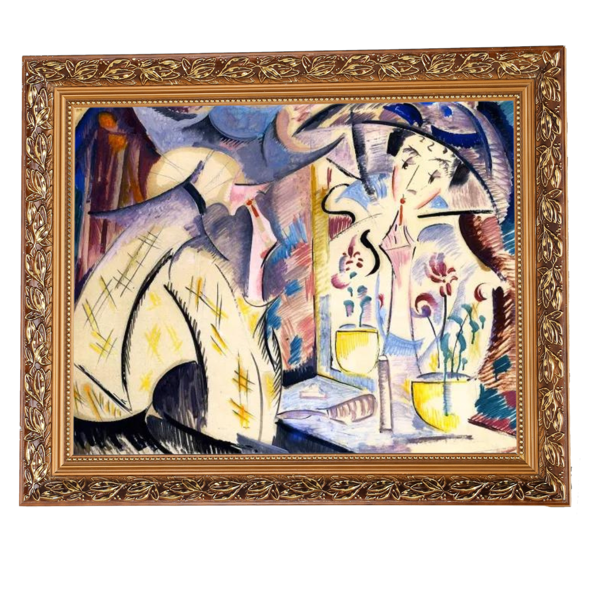 Woman at Her Dressing Table- Vintage Wandkunstdrucke Dekor für Wohnzimmer