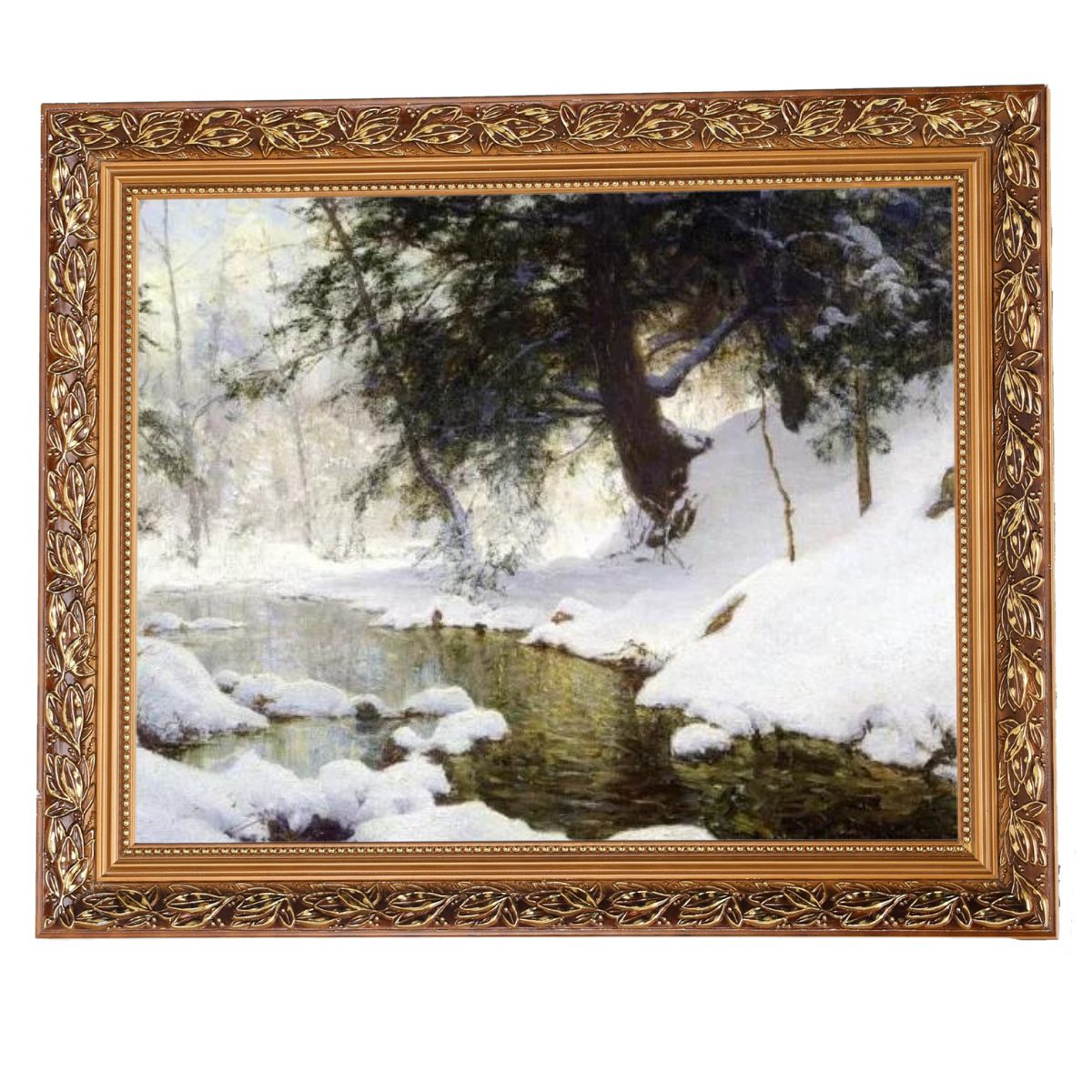 NOVEMBRE SNOW - Vintage Winter Wandkunstdrucke Dekor für Wohnzimmer