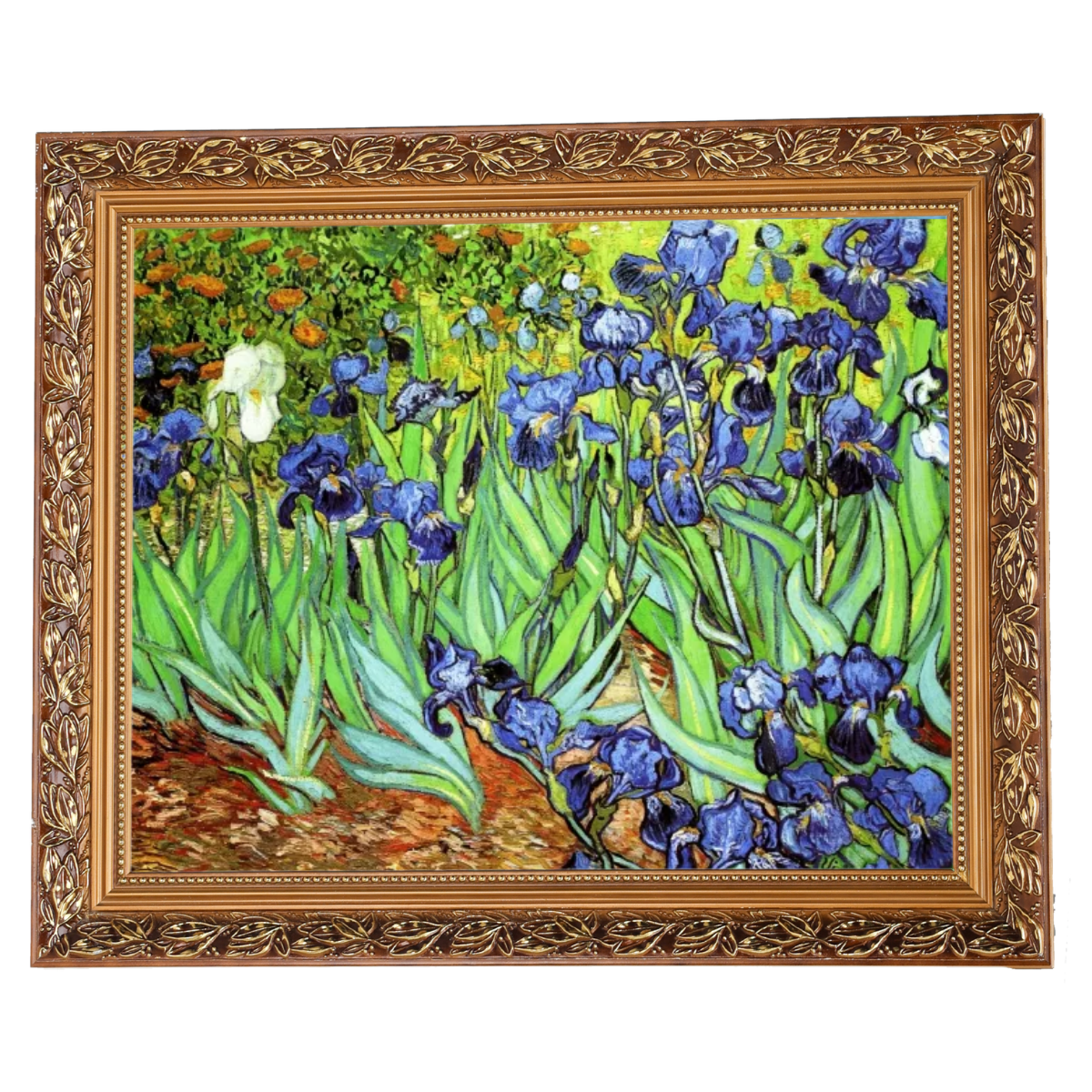 Iris II-Blumen Wandkunstdrucke Dekor für Wohnzimmer