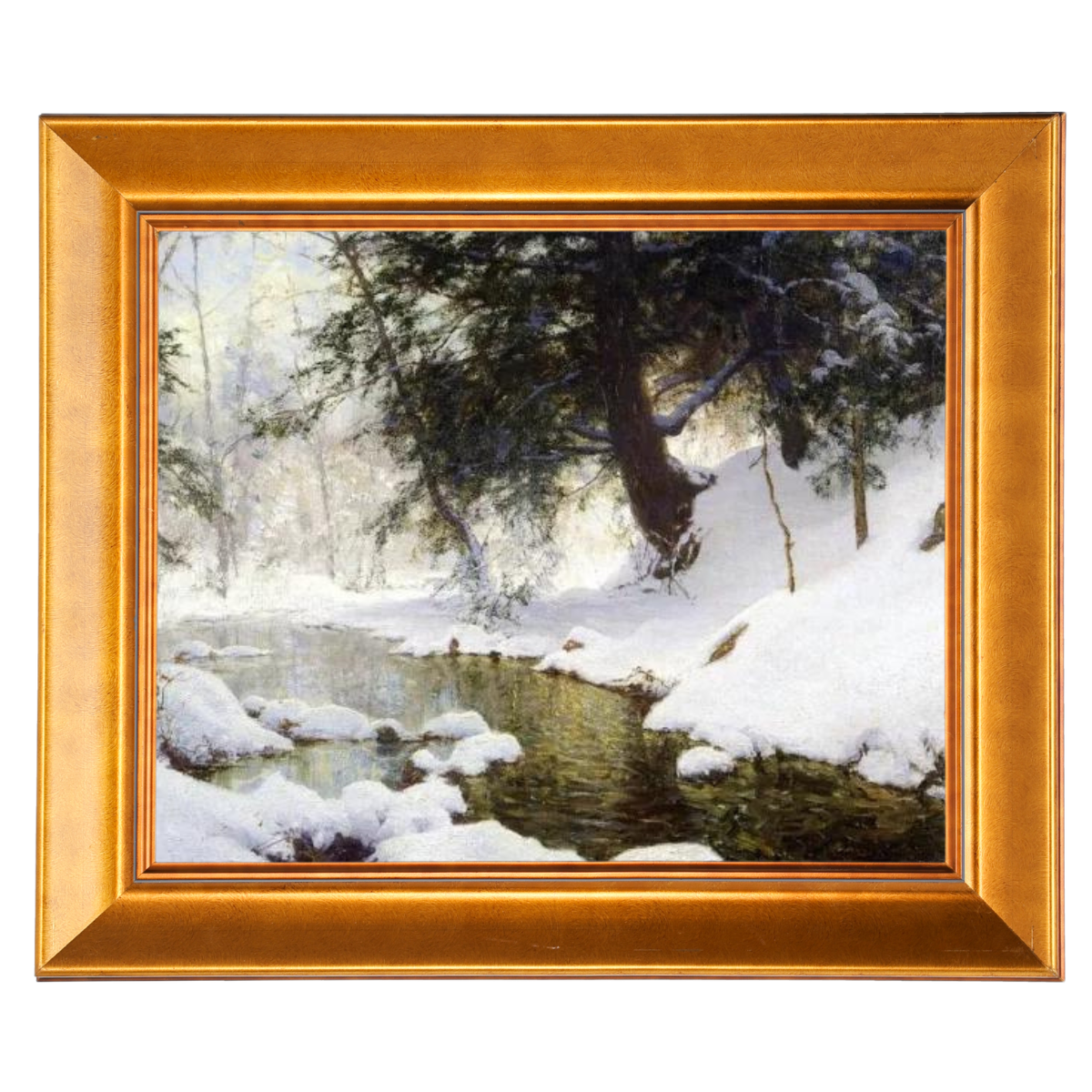 NOVEMBRE SNOW - Vintage Winter Wandkunstdrucke Dekor für Wohnzimmer