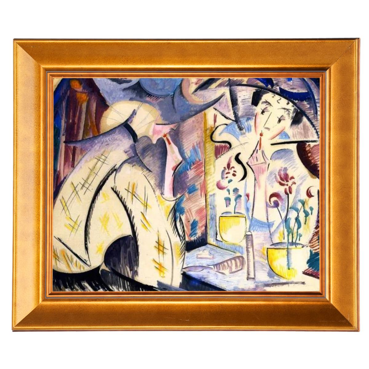 Woman at Her Dressing Table- Vintage Wandkunstdrucke Dekor für Wohnzimmer