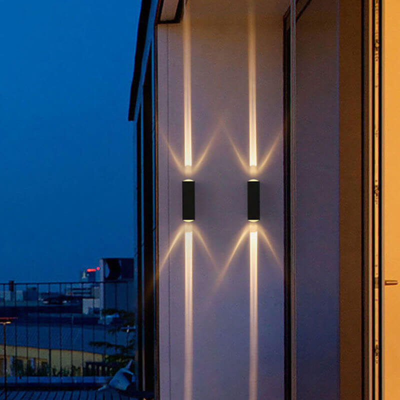 Orr Modern Wasserdicht Rechteckig LED Außen Wand Wandleuchter Lampe