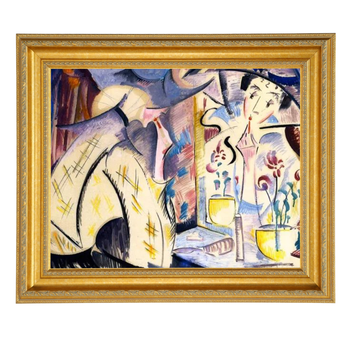 Woman at Her Dressing Table- Vintage Wandkunstdrucke Dekor für Wohnzimmer