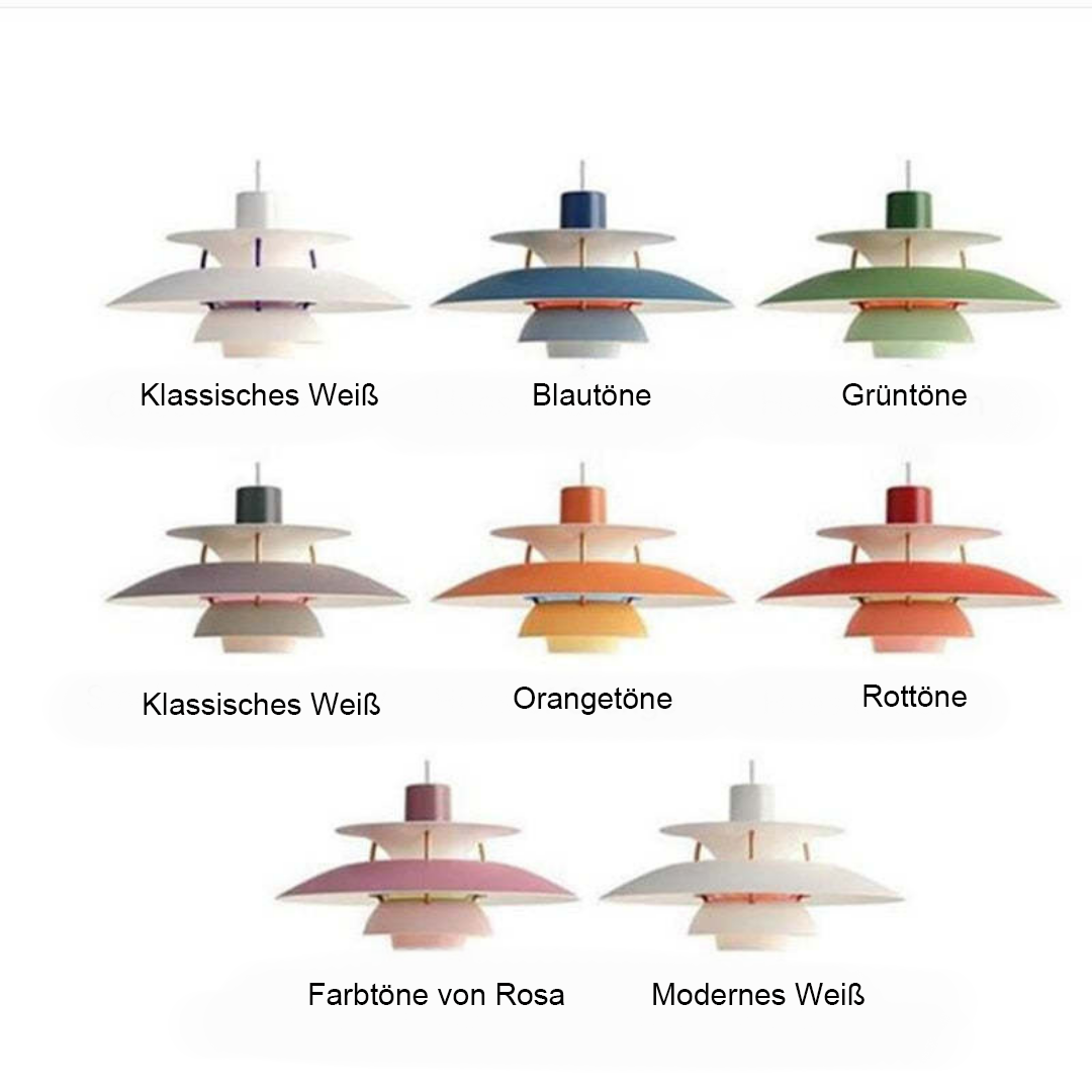 Morandi Moderne Macaron Pendelleuchte Regenschirm Mehrfarbig Esszimmer