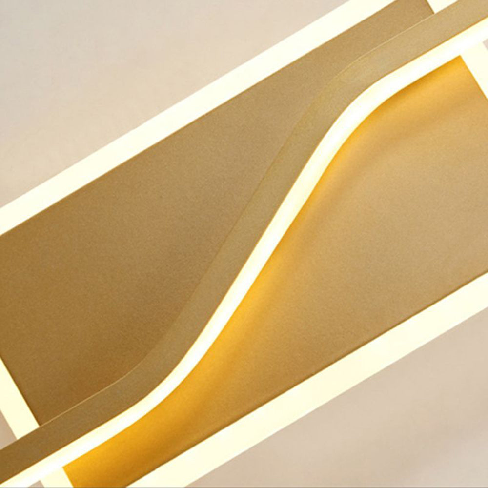 Leigh Minimalistische LED Wandleuchte Gold Schlafzimmer/Esszimmer/Badezimmer