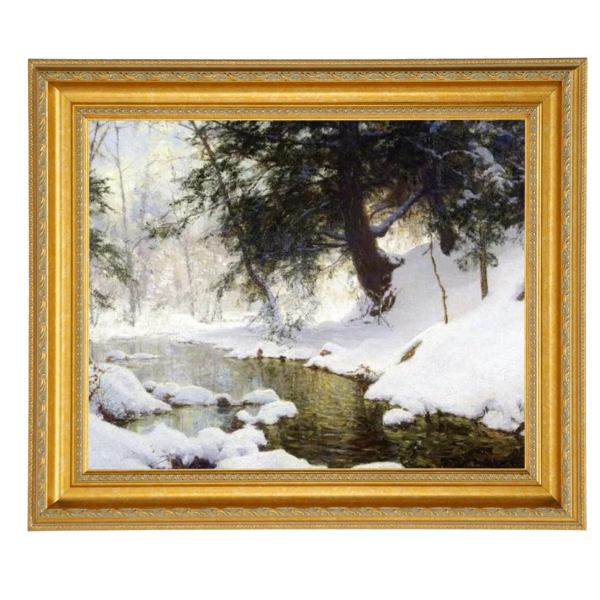 NOVEMBRE SNOW - Vintage Winter Wandkunstdrucke Dekor für Wohnzimmer