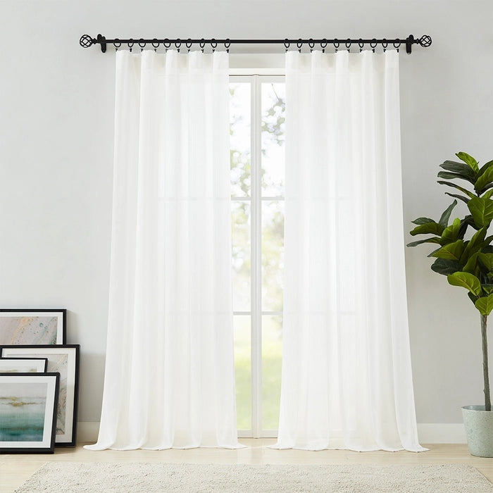 Lumi Drape Plissee Spendex Minimalistischer Voile-Vorhang, Wohnzimmer