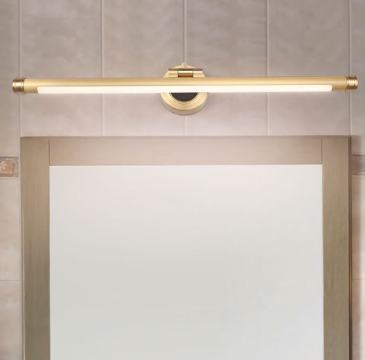 Leigh Minimalistische Modern LED Wandleuchte Gold Bade/Wohnzimmer Metall/Acryl