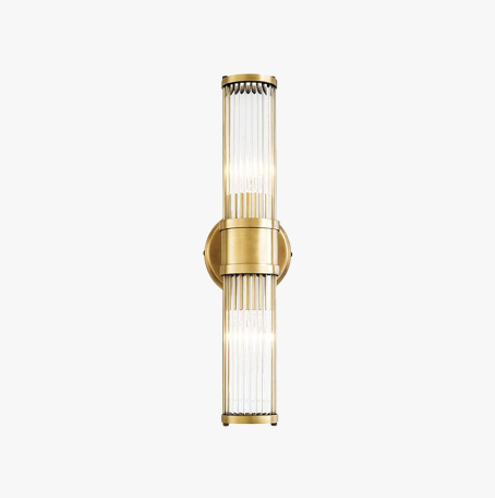 Leigh LED Wandlampe Gold Essenzimmer/Schlafzimmer Glas