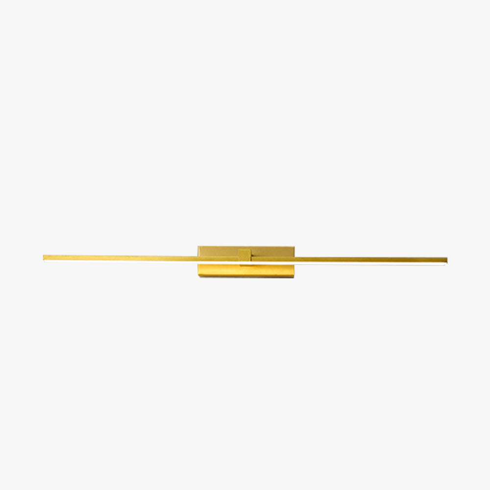 Leigh Minimalistische LED Wandleuchte Gold Wohnzimmer/Badezimmer