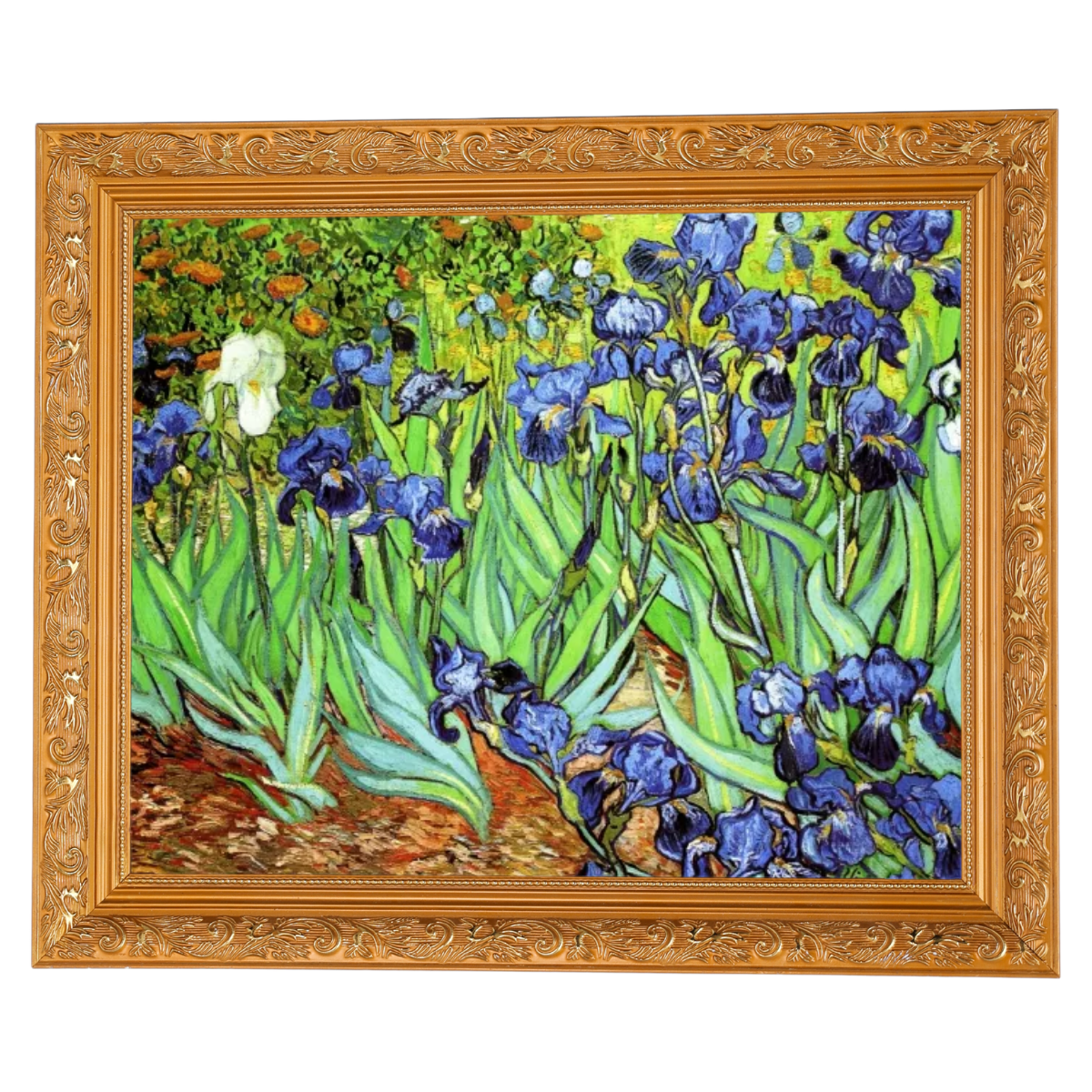 Iris II-Blumen Wandkunstdrucke Dekor für Wohnzimmer