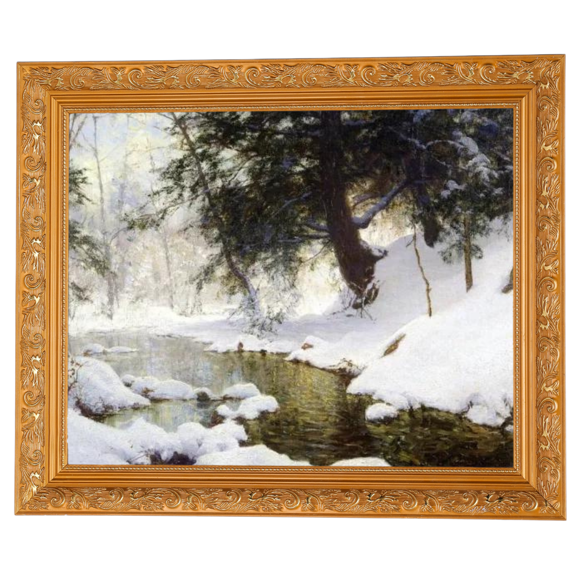 NOVEMBRE SNOW - Vintage Winter Wandkunstdrucke Dekor für Wohnzimmer