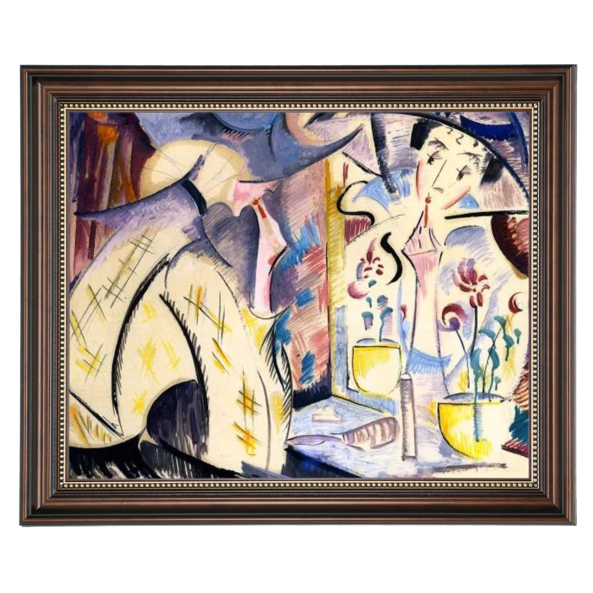 Woman at Her Dressing Table- Vintage Wandkunstdrucke Dekor für Wohnzimmer