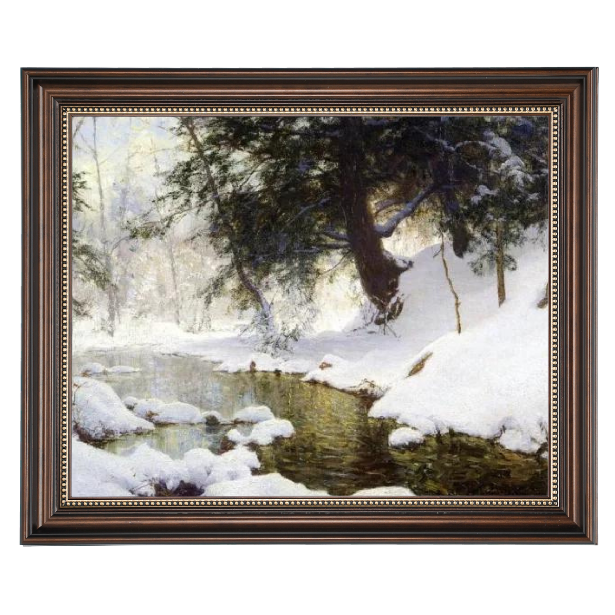 NOVEMBRE SNOW - Vintage Winter Wandkunstdrucke Dekor für Wohnzimmer