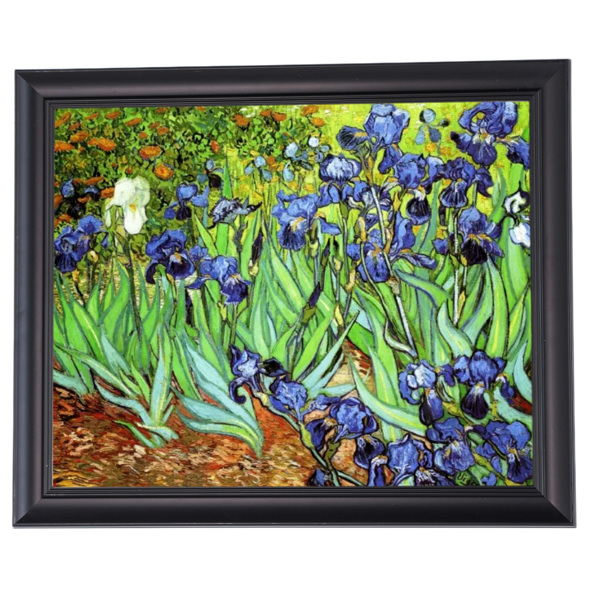 Iris II-Blumen Wandkunstdrucke Dekor für Wohnzimmer