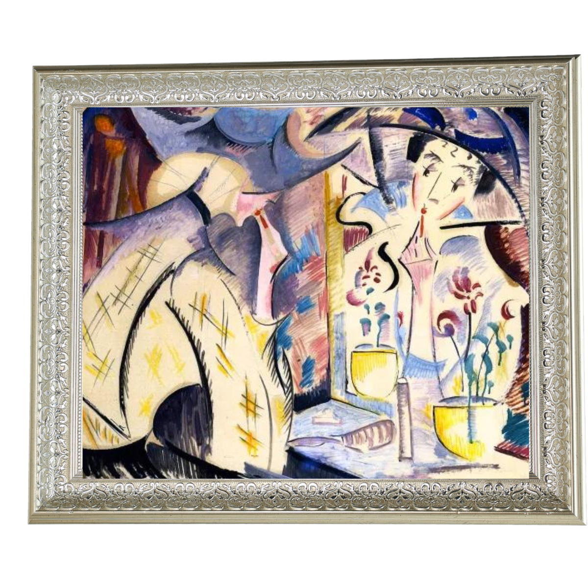 Woman at Her Dressing Table- Vintage Wandkunstdrucke Dekor für Wohnzimmer