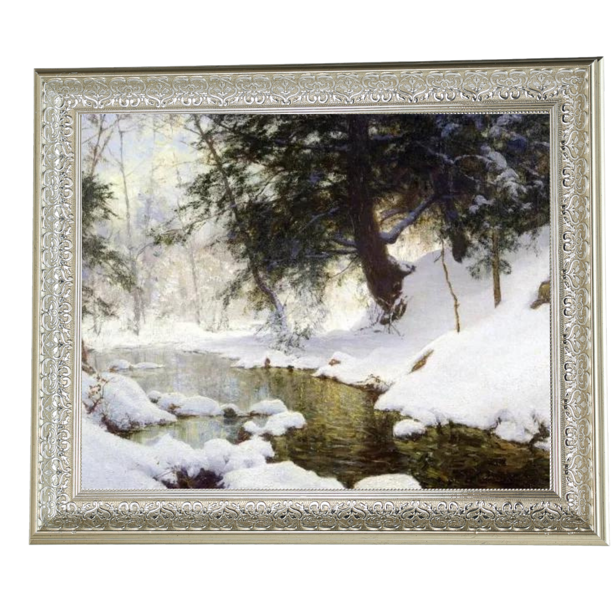 NOVEMBRE SNOW - Vintage Winter Wandkunstdrucke Dekor für Wohnzimmer