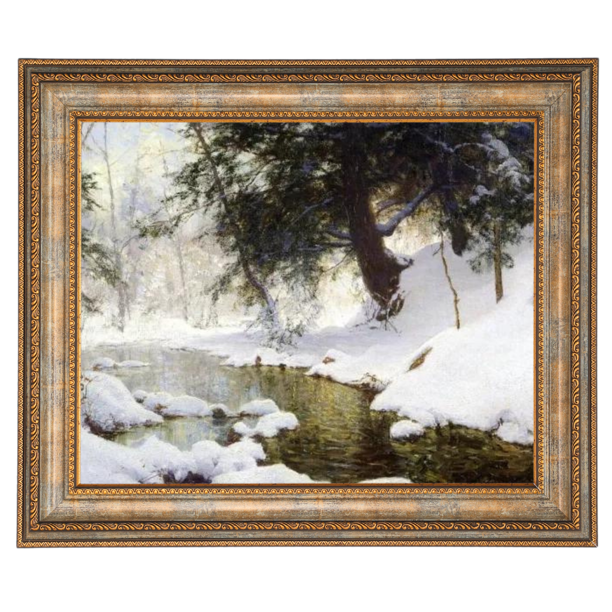 NOVEMBRE SNOW - Vintage Winter Wandkunstdrucke Dekor für Wohnzimmer