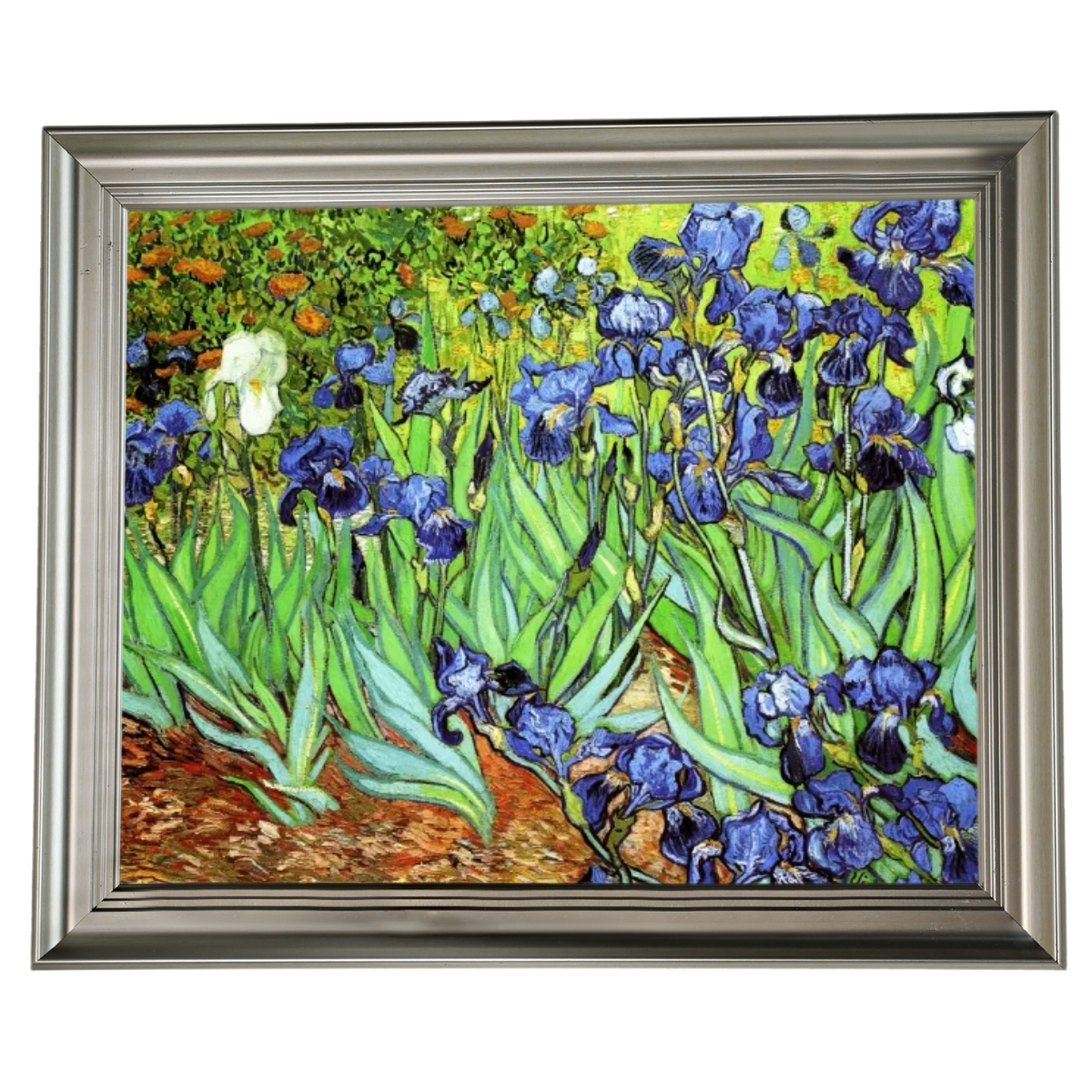 Iris II-Blumen Wandkunstdrucke Dekor für Wohnzimmer