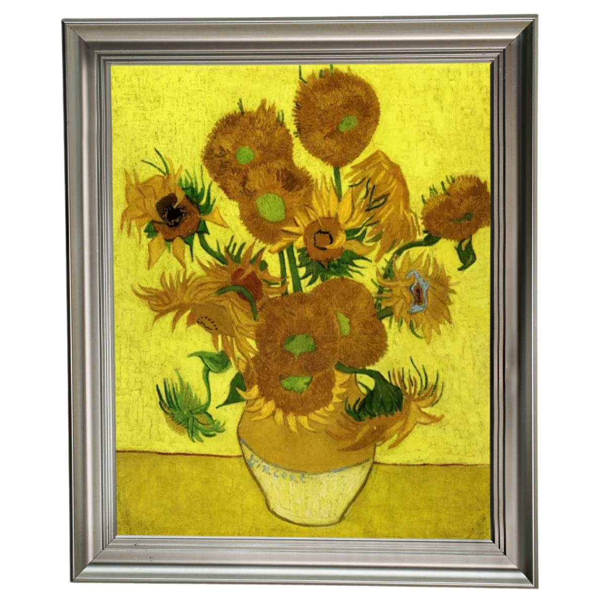 Sonnenblumen- Metall Wandkunstdrucke Dekor für Wohnzimmer