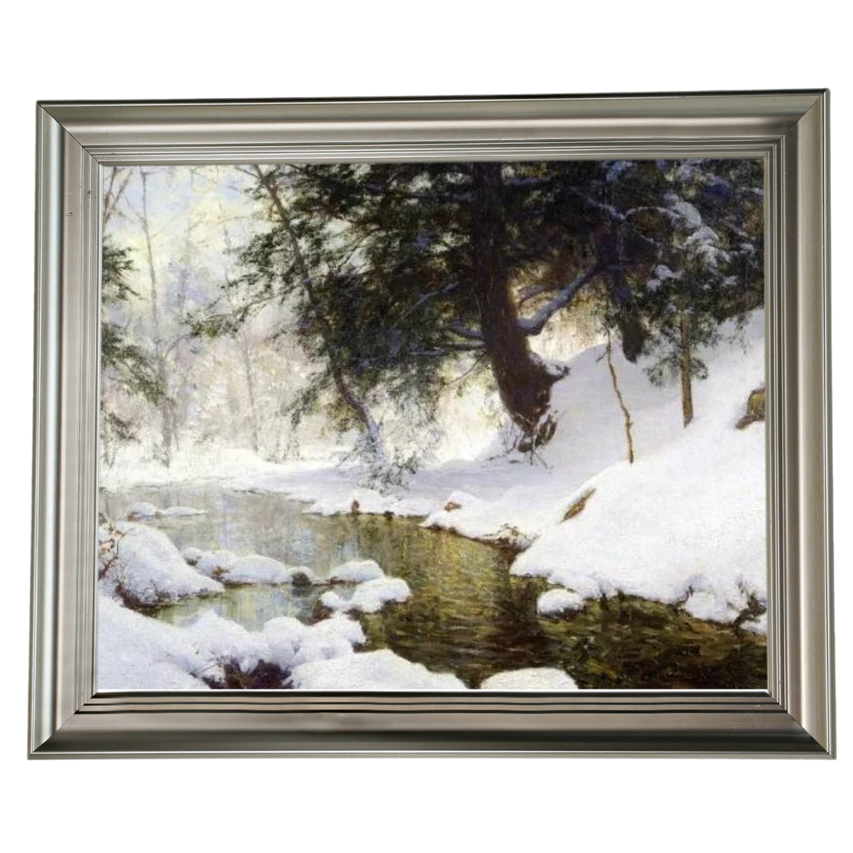 NOVEMBRE SNOW - Vintage Winter Wandkunstdrucke Dekor für Wohnzimmer