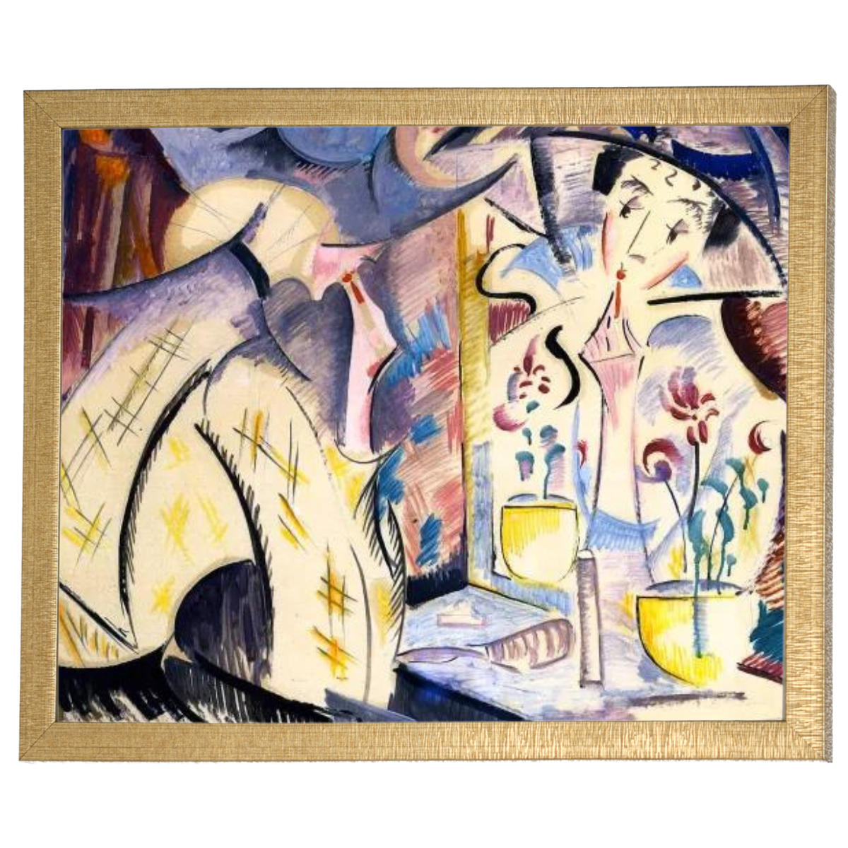 Woman at Her Dressing Table- Vintage Wandkunstdrucke Dekor für Wohnzimmer