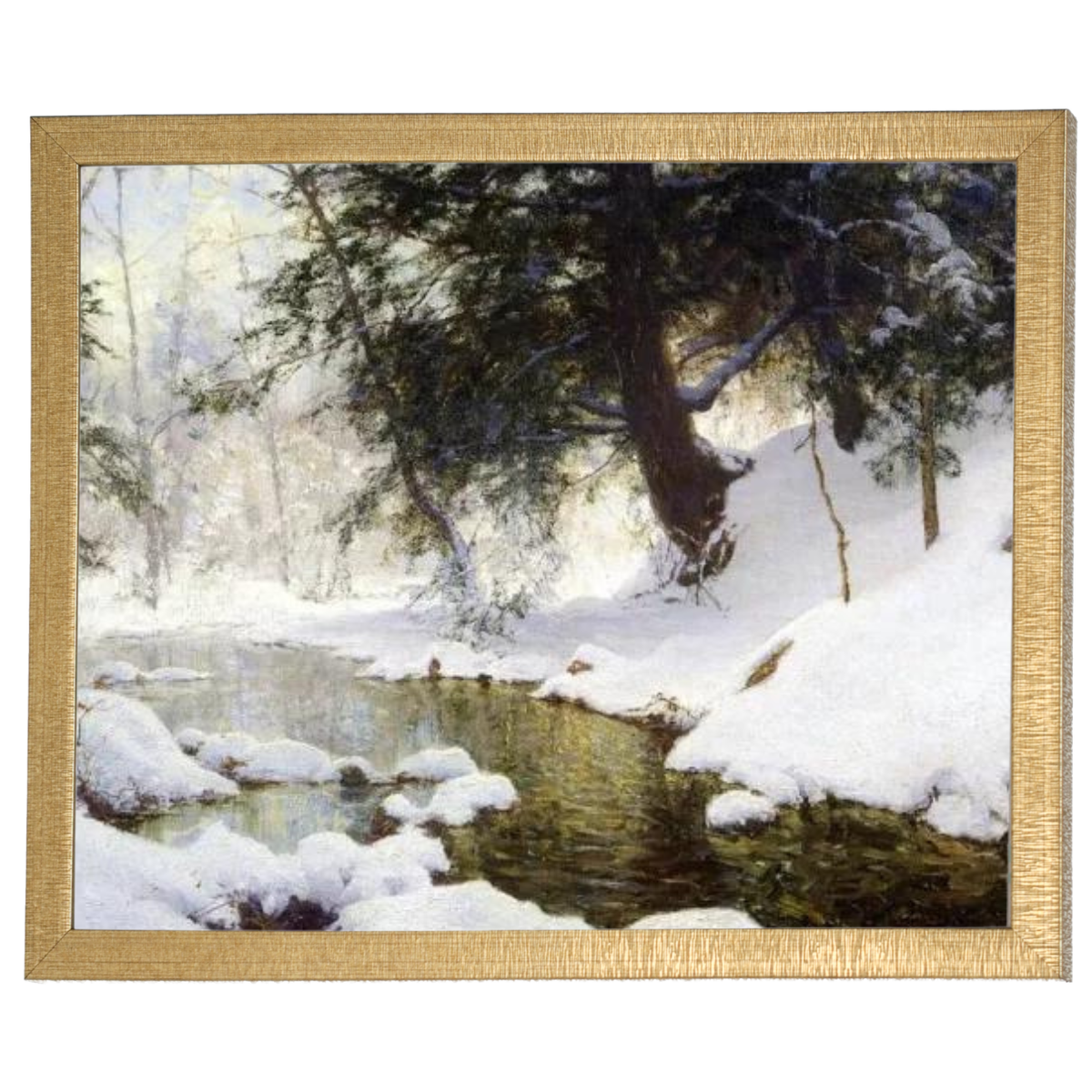 NOVEMBRE SNOW - Vintage Winter Wandkunstdrucke Dekor für Wohnzimmer