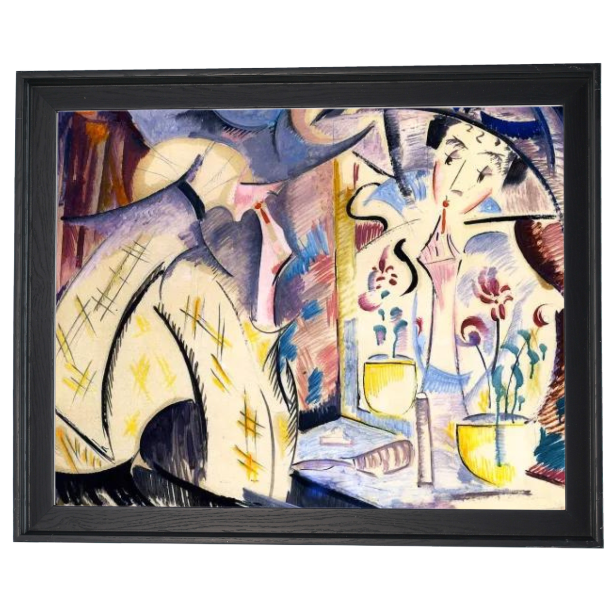 Woman at Her Dressing Table- Vintage Wandkunstdrucke Dekor für Wohnzimmer