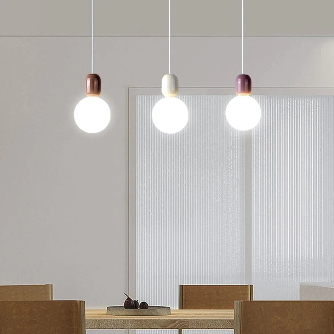 Hailie Modern LED Pendelleuchte Glas/Metall Ess/Schlaf/Wohnzimmer