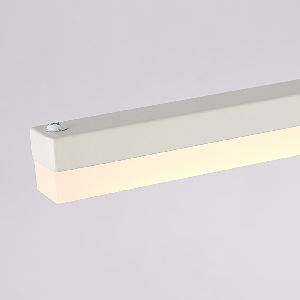 Edge Modern Lineare LED Wandleuchte Schwarz/Weiß Bad/Wohnzimmer Metall