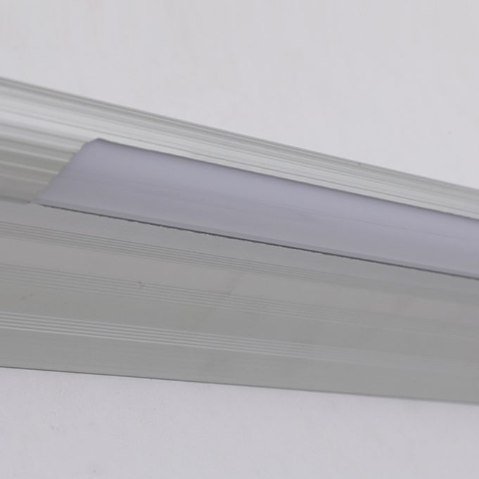 Edge Minimalistisch Linear Led Wandleuchte Silber Badezimmer Metall Acryl 52/55/62/64/81/93 cm